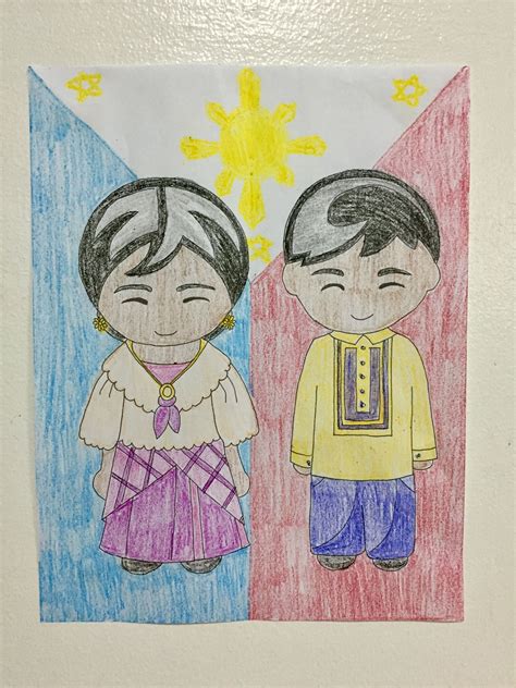 buwan ng wika drawing for kinder